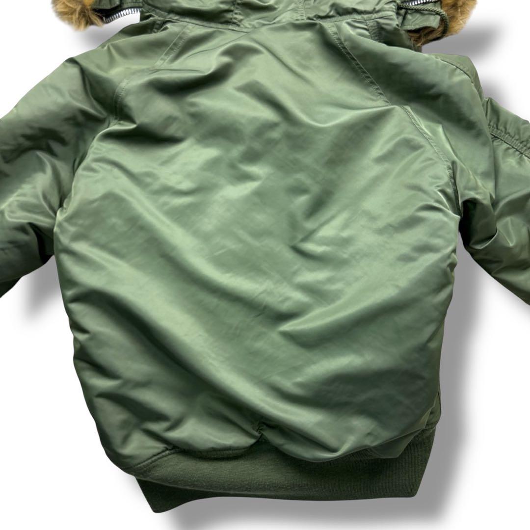 美品 ALPHA INDUSTRIES N-2B フライトジャケット ブルゾンL