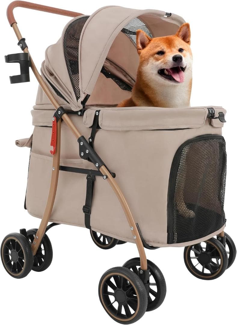 新品 MILA&LOUIS 中型犬ペットカート 最大4匹 耐荷重30Kg
