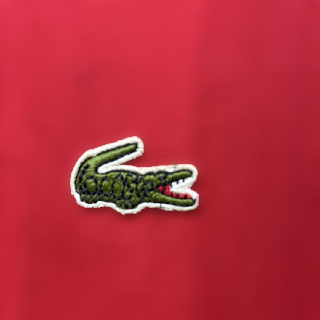 CHEMISE LACOSTE スウィングトップ レッド ドリズラージャケット