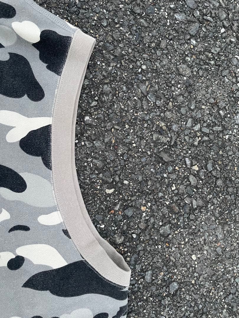 トップス Oops 00s A Bathing Ape camo vest hoodie