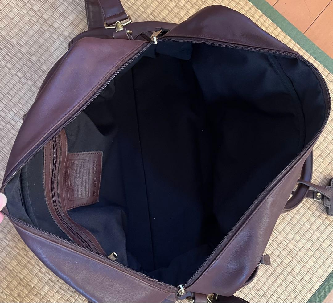 コーチ　COACH オールドコーチ　茶　レザー　ボストンバッグ　0599