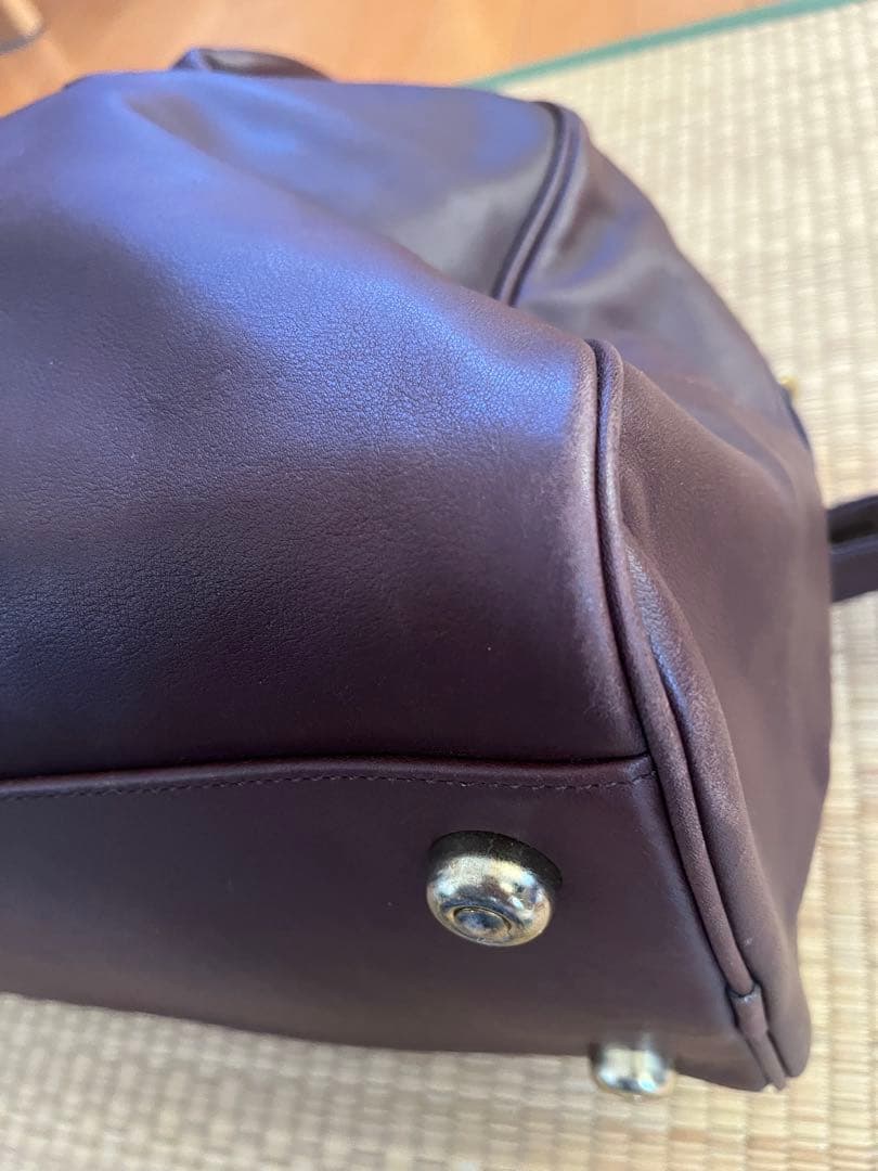 コーチ　COACH オールドコーチ　茶　レザー　ボストンバッグ　0599