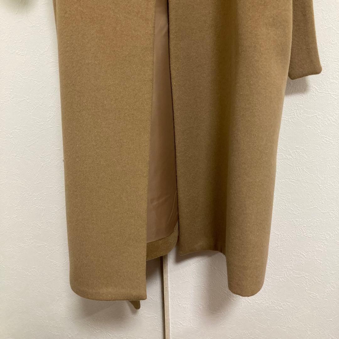 crewre アジャスタブルウールロングコートキャメル　Mサイズ