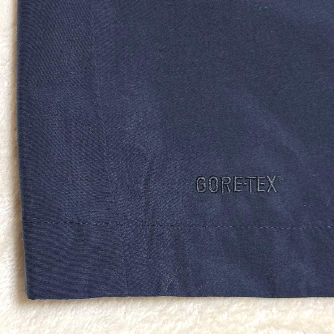 美品 エーグル×GORE-TEX トレンチコート ベルト付 ロゴ刺繍 フード付き