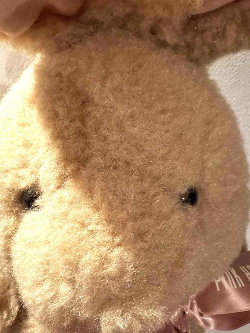 新品タグ付PINKHOUSEピンクハウスバラ園うさぎさんぬいぐるみリボンピンク