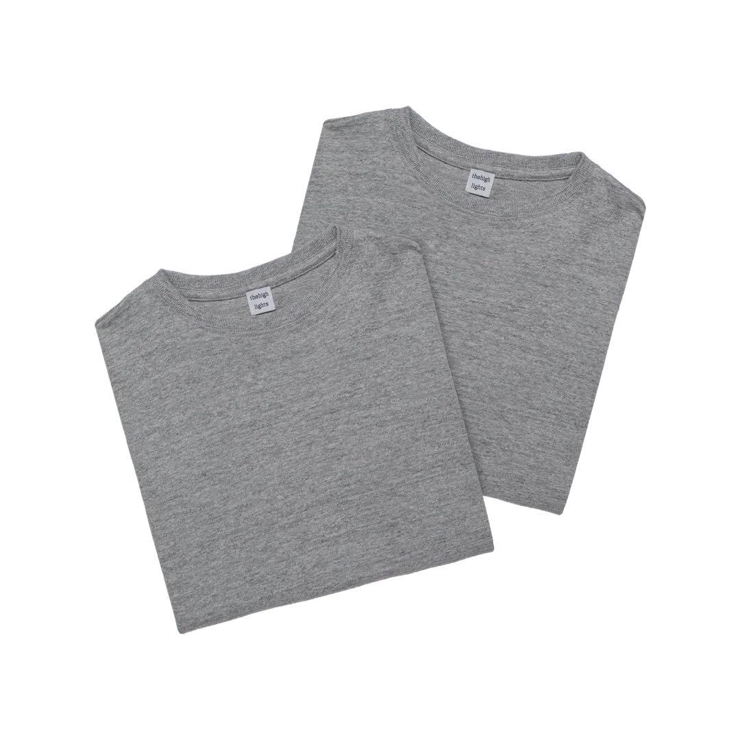 thehighlights グレー 半袖Tシャツ