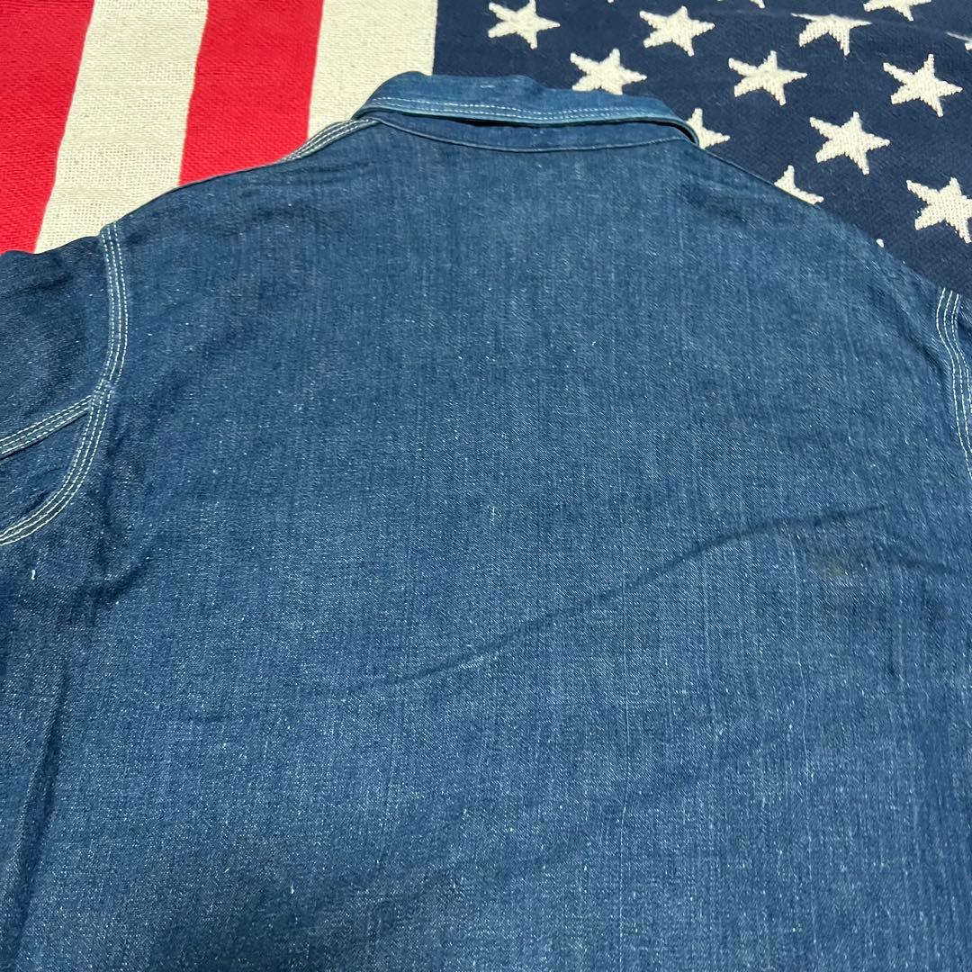 60s ヘラクレスボタン ヴィンテージデニムカバーオール ブランケットなし