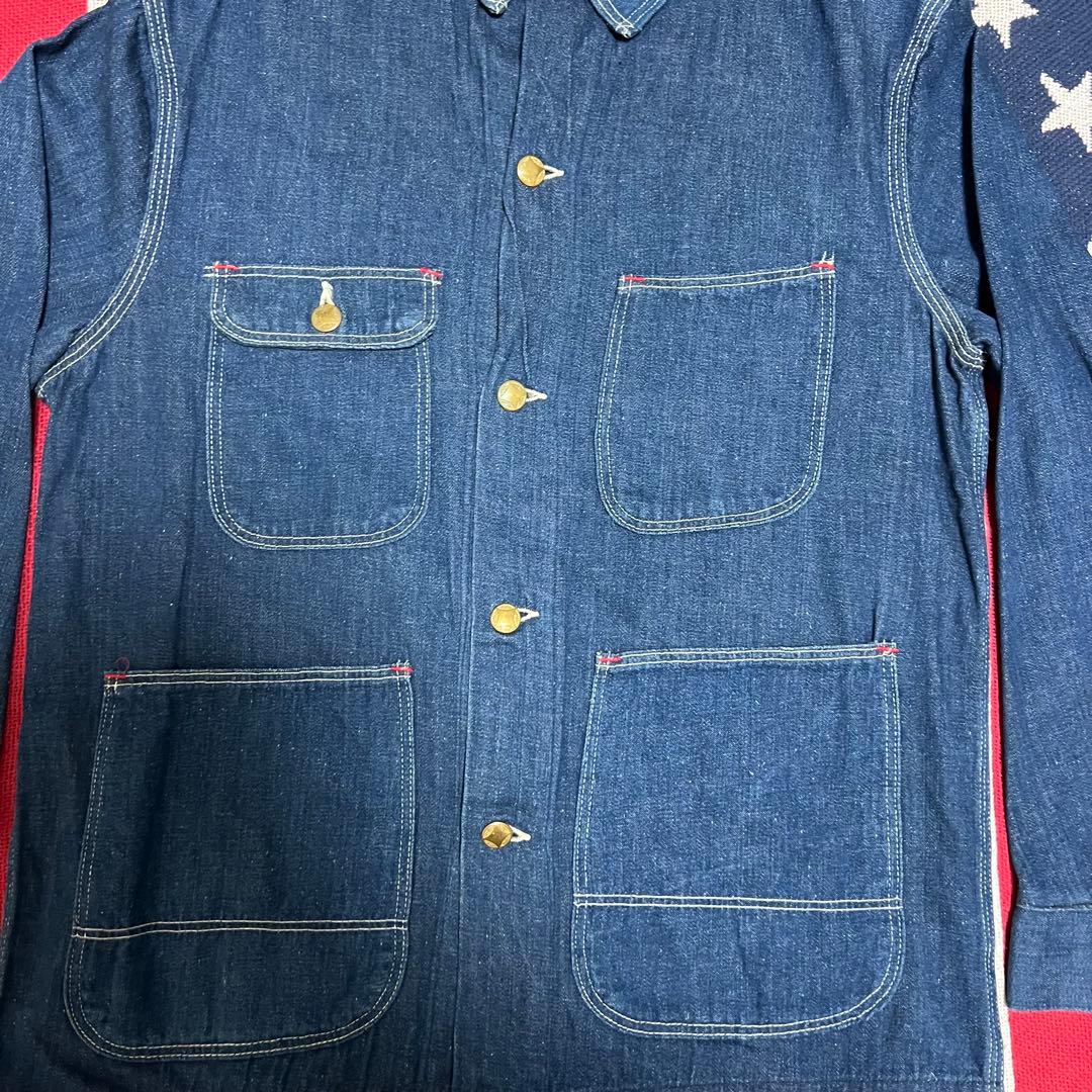 60s ヘラクレスボタン ヴィンテージデニムカバーオール ブランケットなし