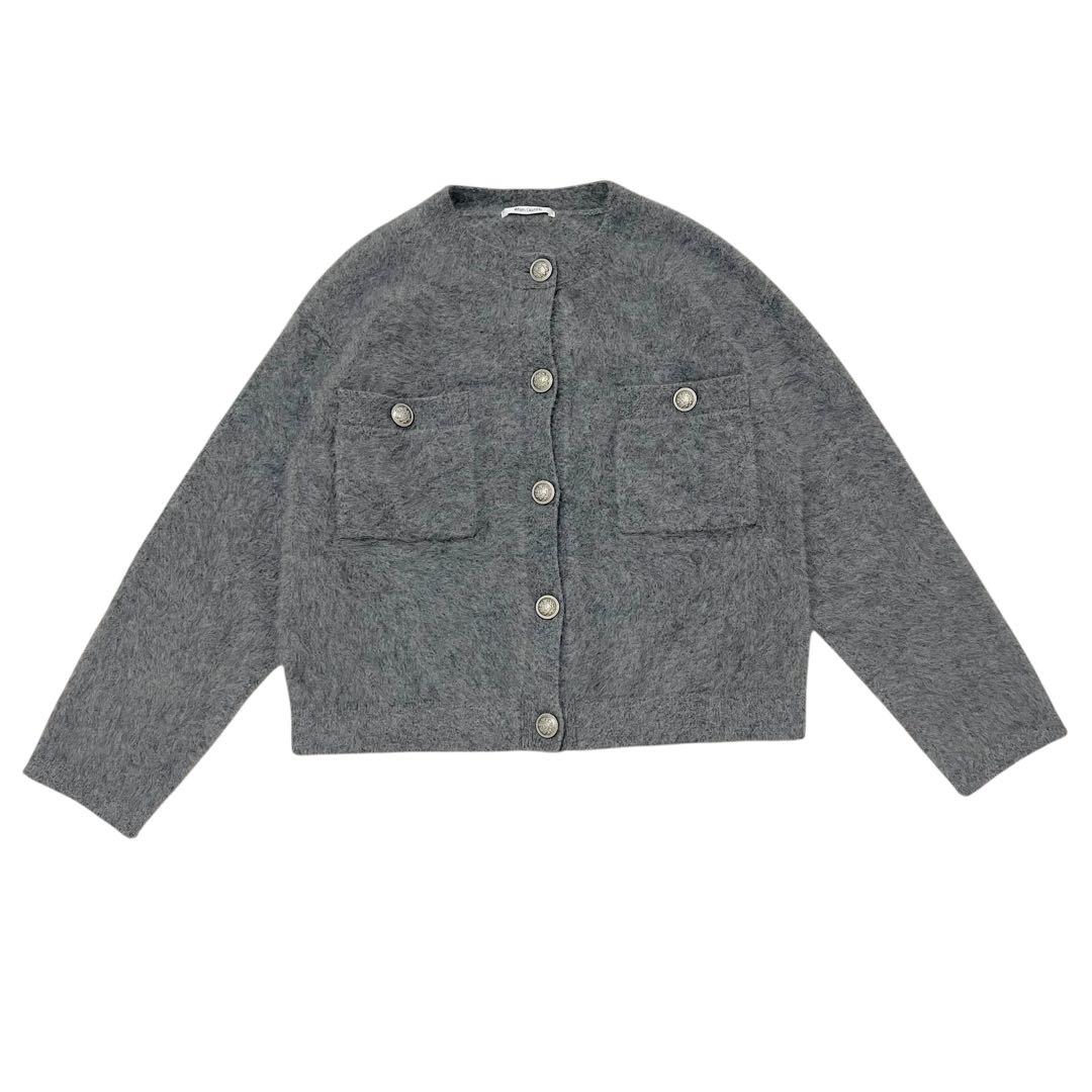 極美品✨　25AW whim gazette ファーボタンジャケット