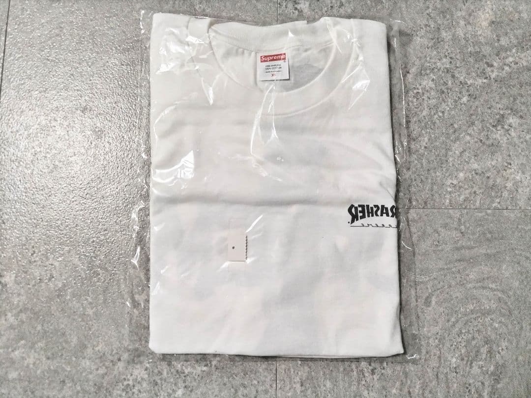 スラッシャー　シュプリーム　Cross Tee Tシャツ　XL　ホワイト　新品