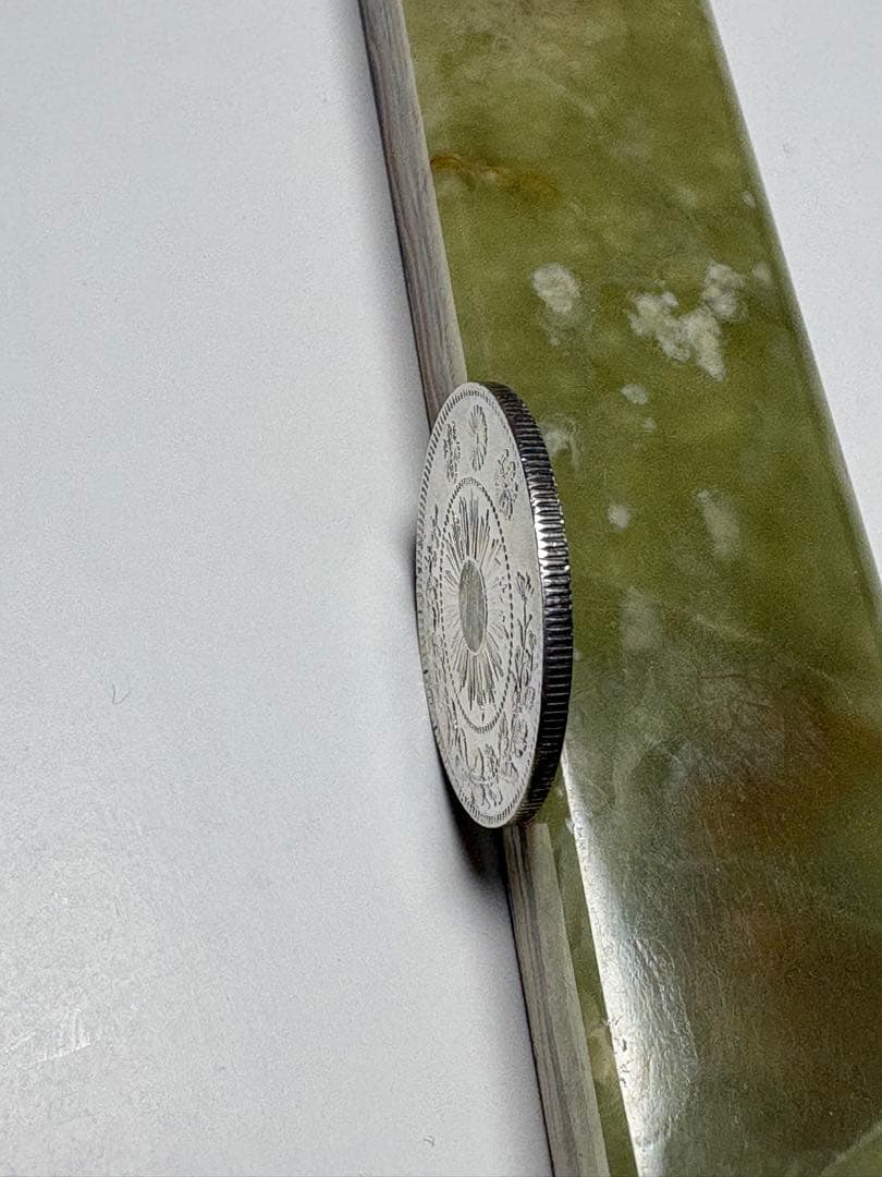 50銭銀貨、本物、古銭、貨幣