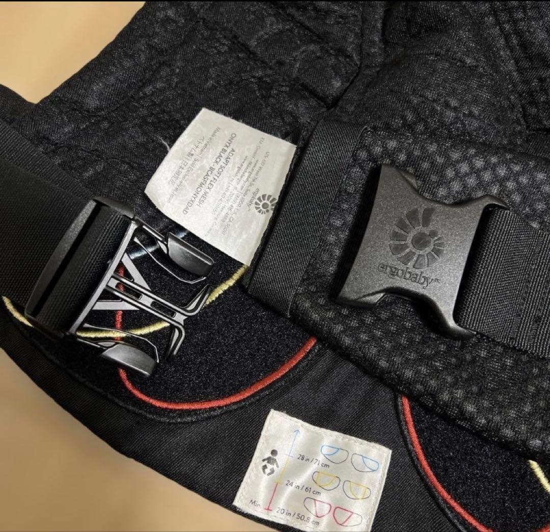 エルゴベビー 抱っこ紐　アダプト　ソフト フレックス　メッシュ　ブラック
