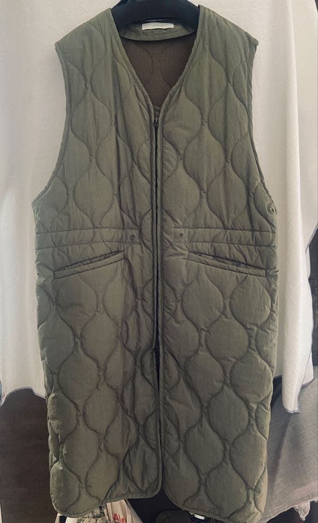 ジャケット・アウター argue MY CUSTOM MODS COAT(VEST SET)KHAKI