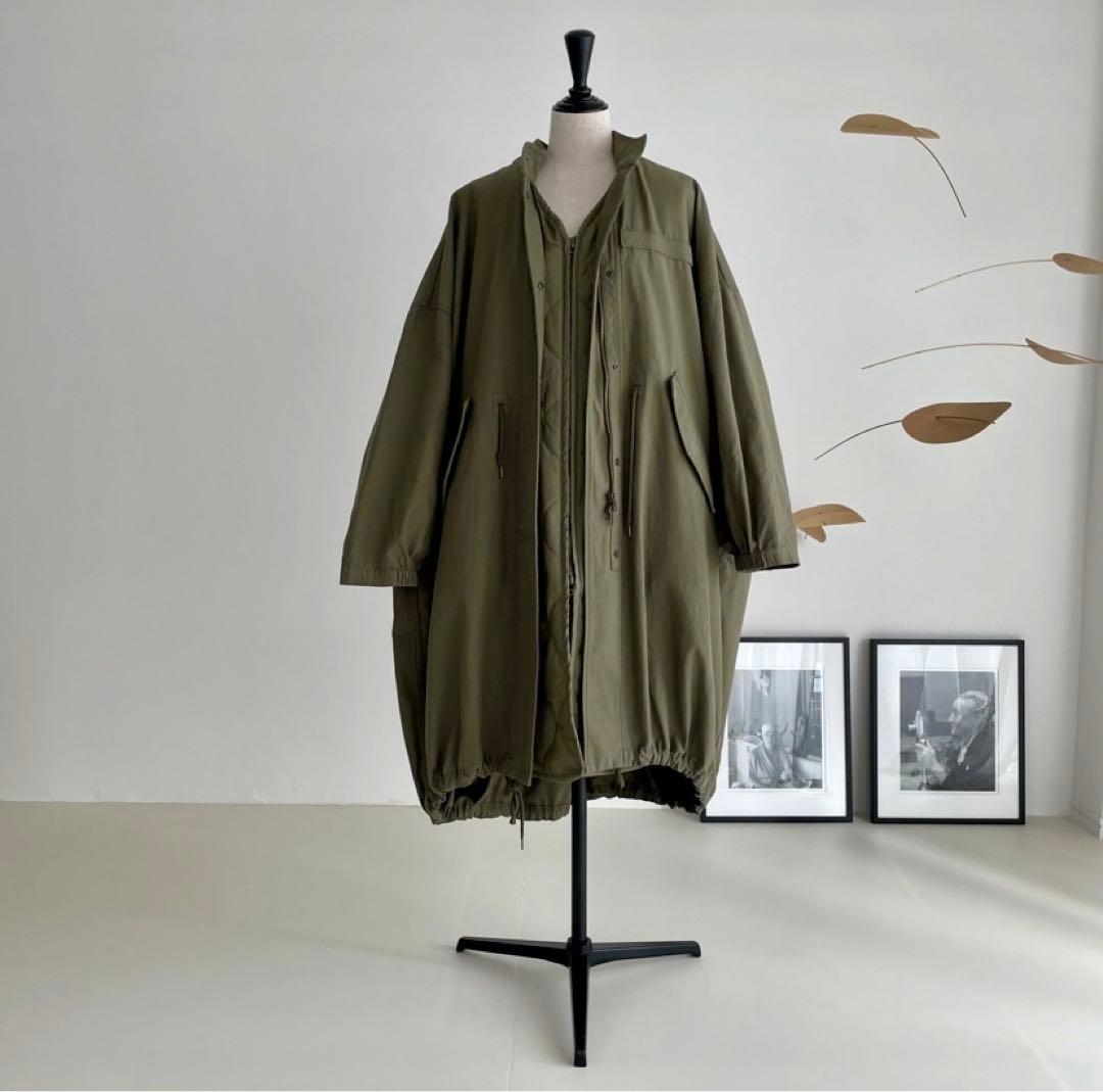 ジャケット・アウター argue MY CUSTOM MODS COAT(VEST SET)KHAKI
