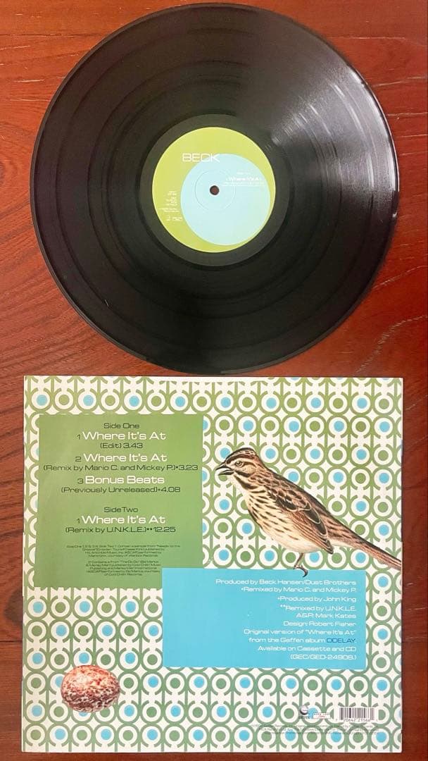 洋楽 [LP Record] BECK WHERE IT'S AT