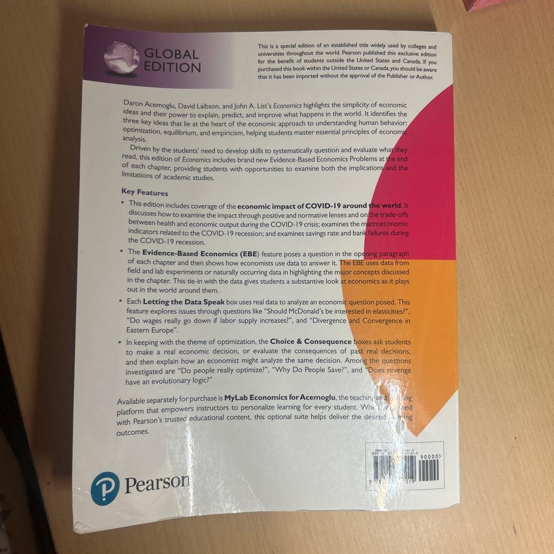ビジネス・経済 Economics 3E Global Edition