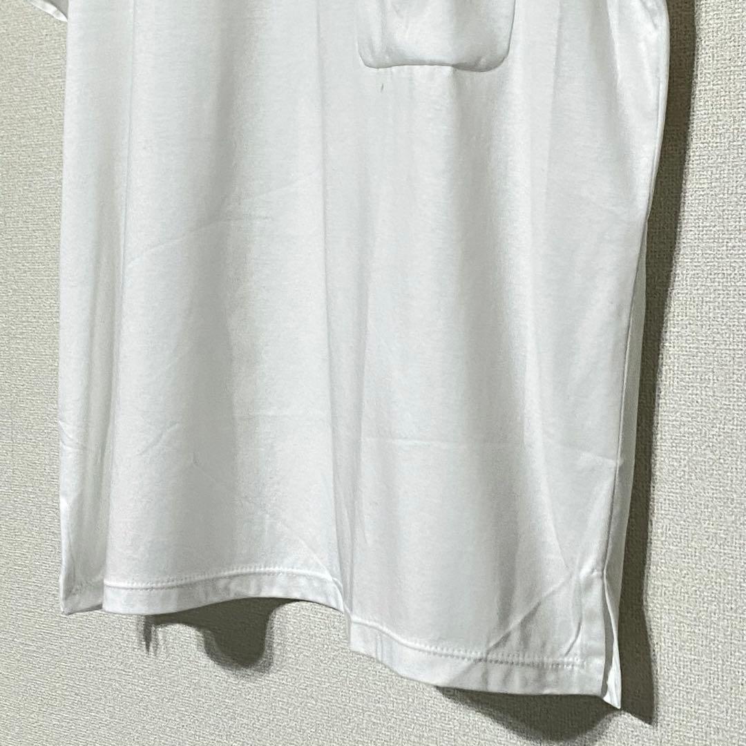 CHANEL・シャネル・Tシャツ・ツイード・コットン・白・ココマーク・M相当