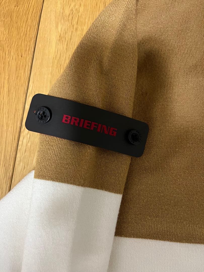 BRIEFING カラーブロックセーター Mサイズ