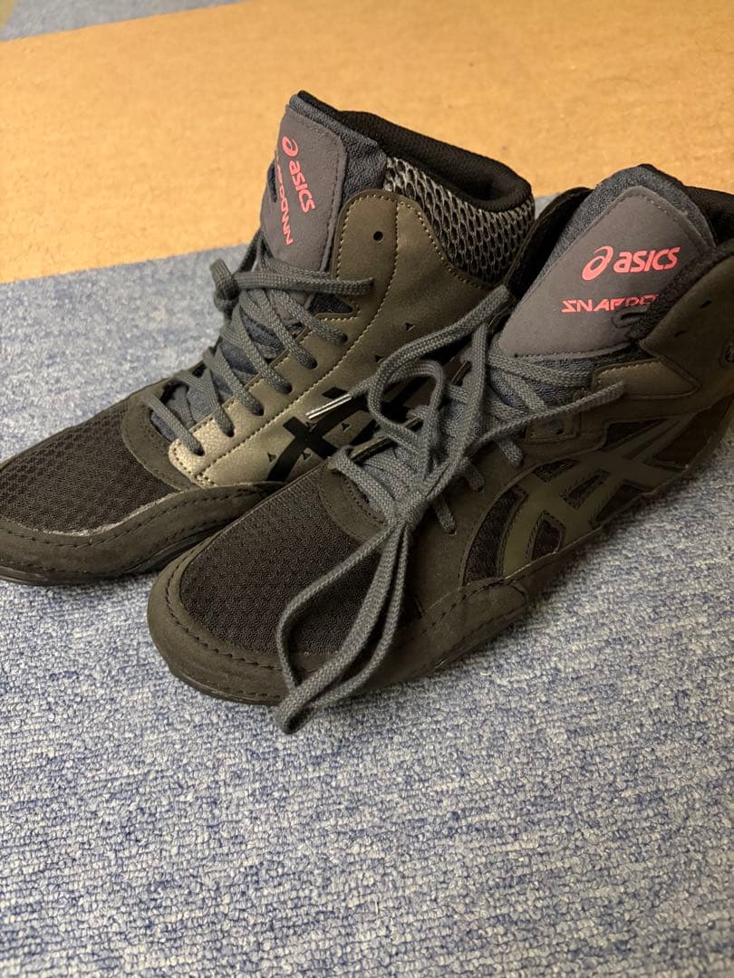 asics SNAPDOWN 3 レスリング ボクシング 黒 26.5cm
