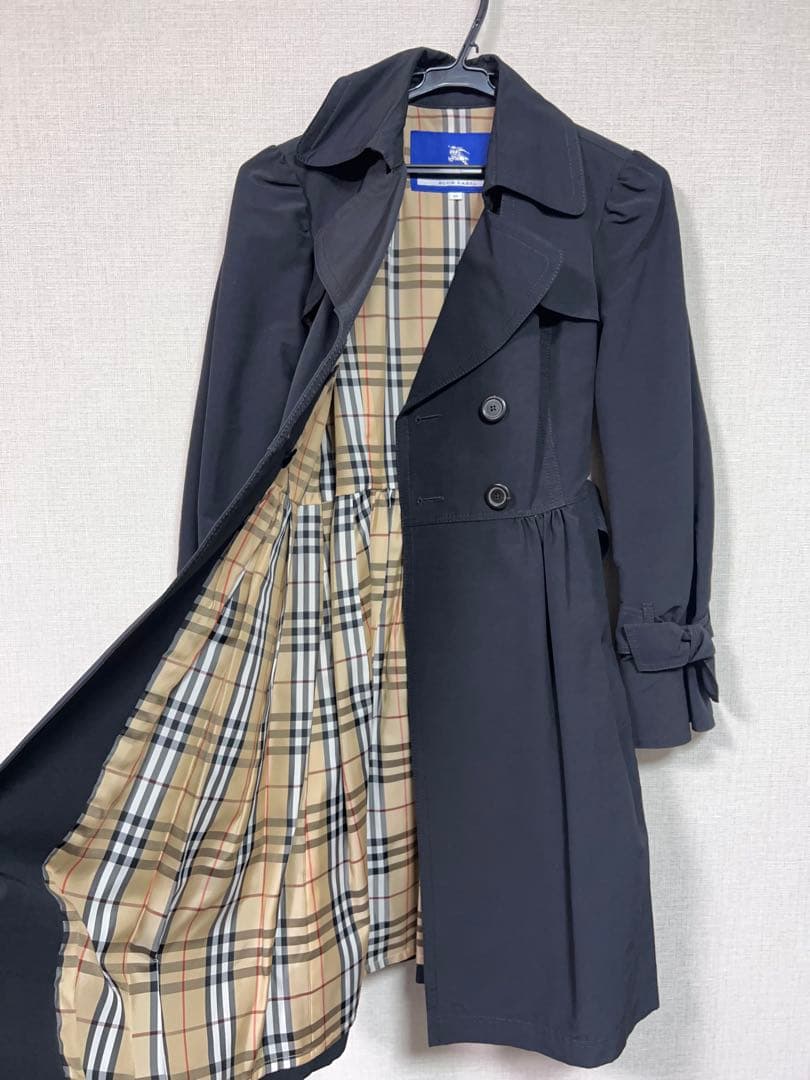バーバリー Burberry Blue label スプリングコート 春秋
