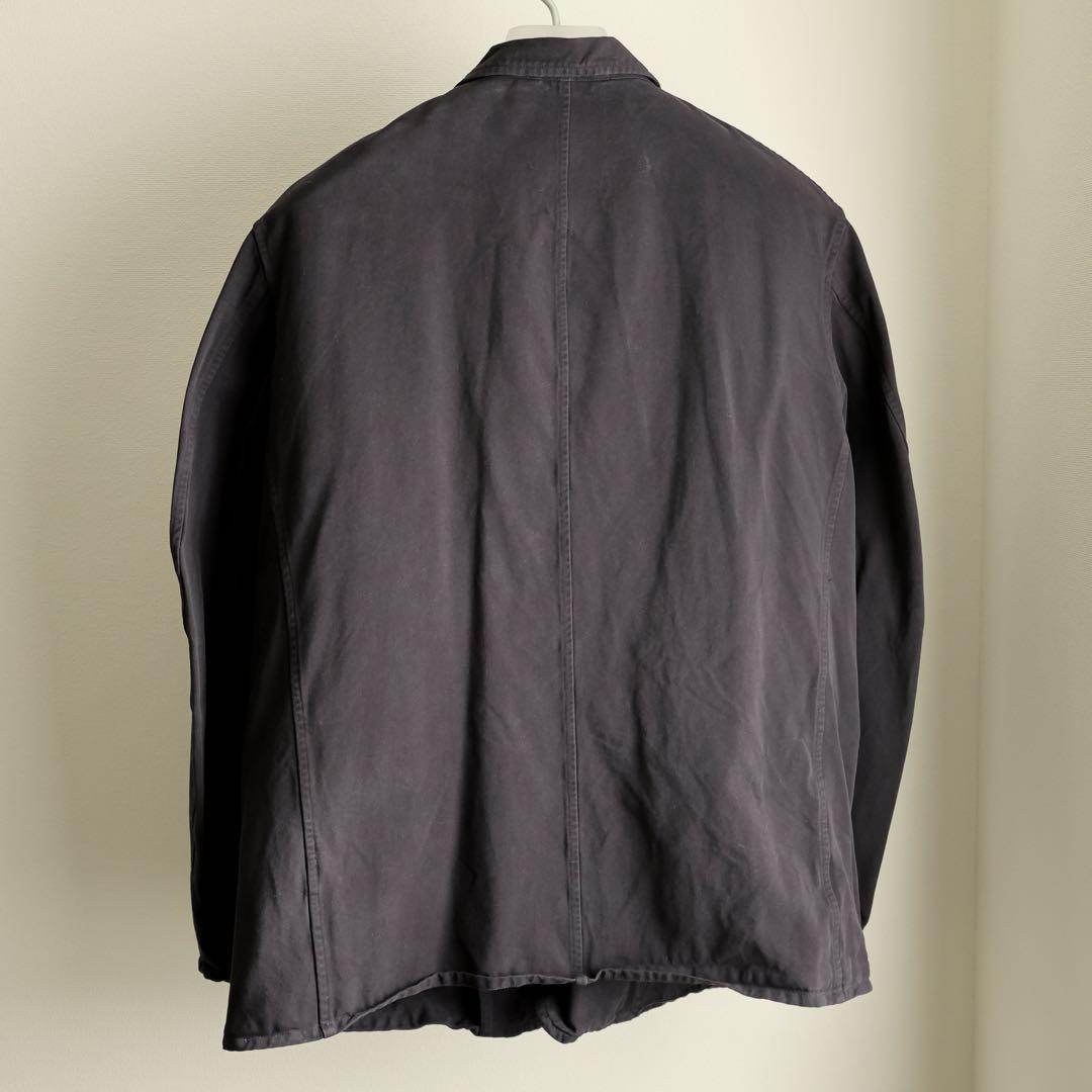 COMOLI 製品染セットアップ 22AW ネイビー ベルテッド