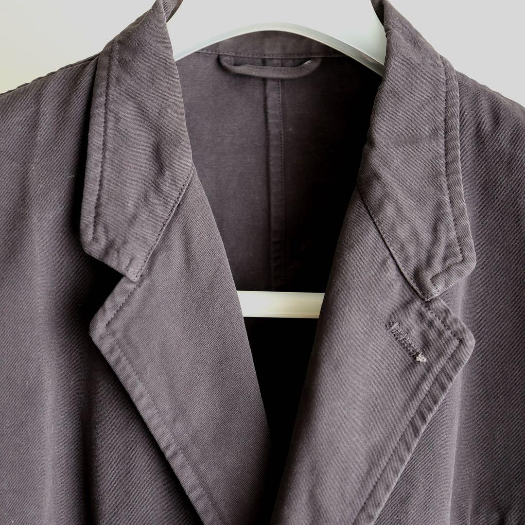 COMOLI 製品染セットアップ 22AW ネイビー ベルテッド