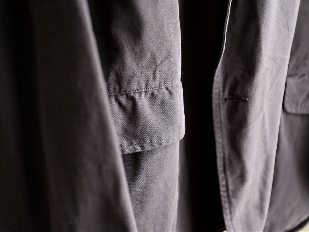 COMOLI 製品染セットアップ 22AW ネイビー ベルテッド