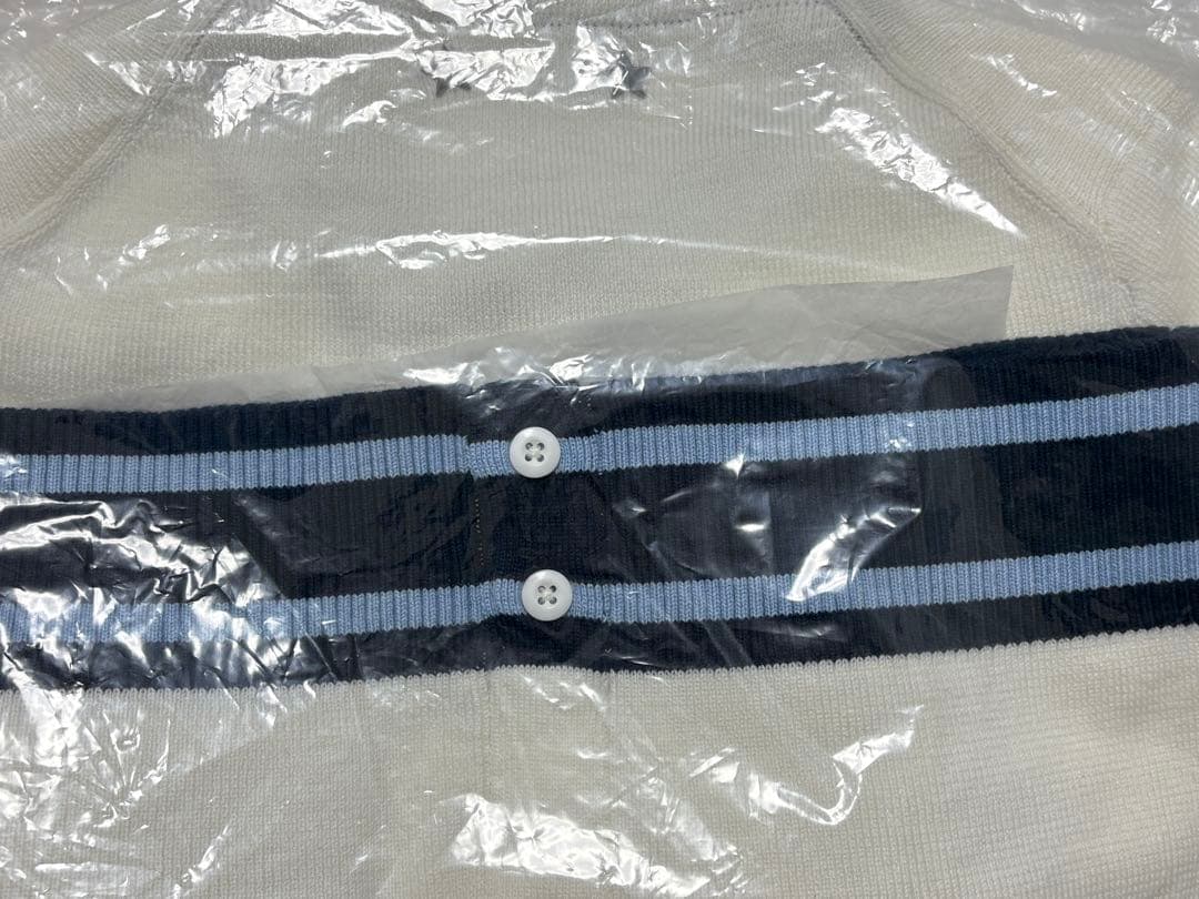 bibiy B. CLUB TIE CARDIGAN ホワイト