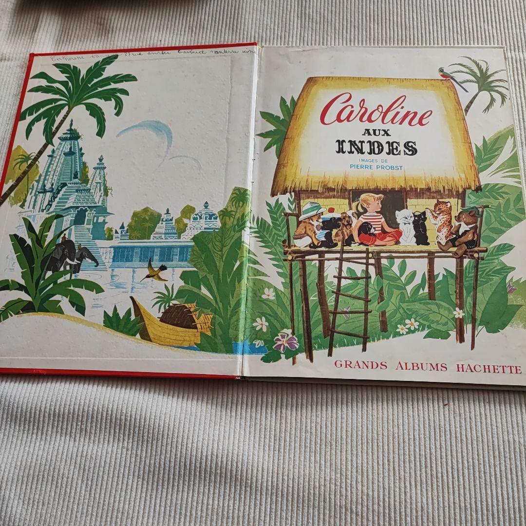 絵本・児童書 Caroline aux Indes - Pierre Probst