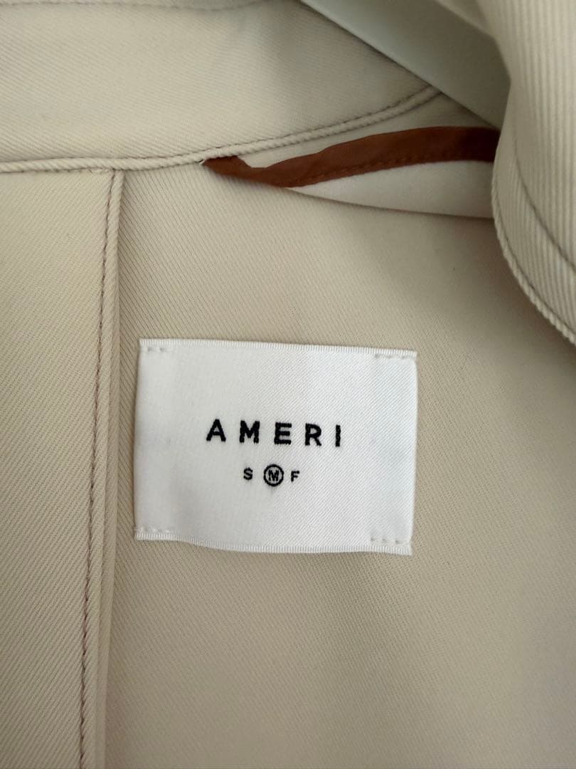 AMERI ベージュ トレンチコート