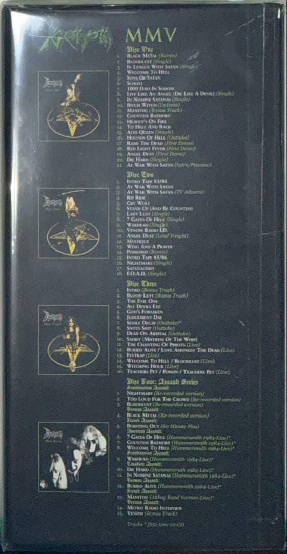4CD-BOX！VENOM / ヴェノム / MMV