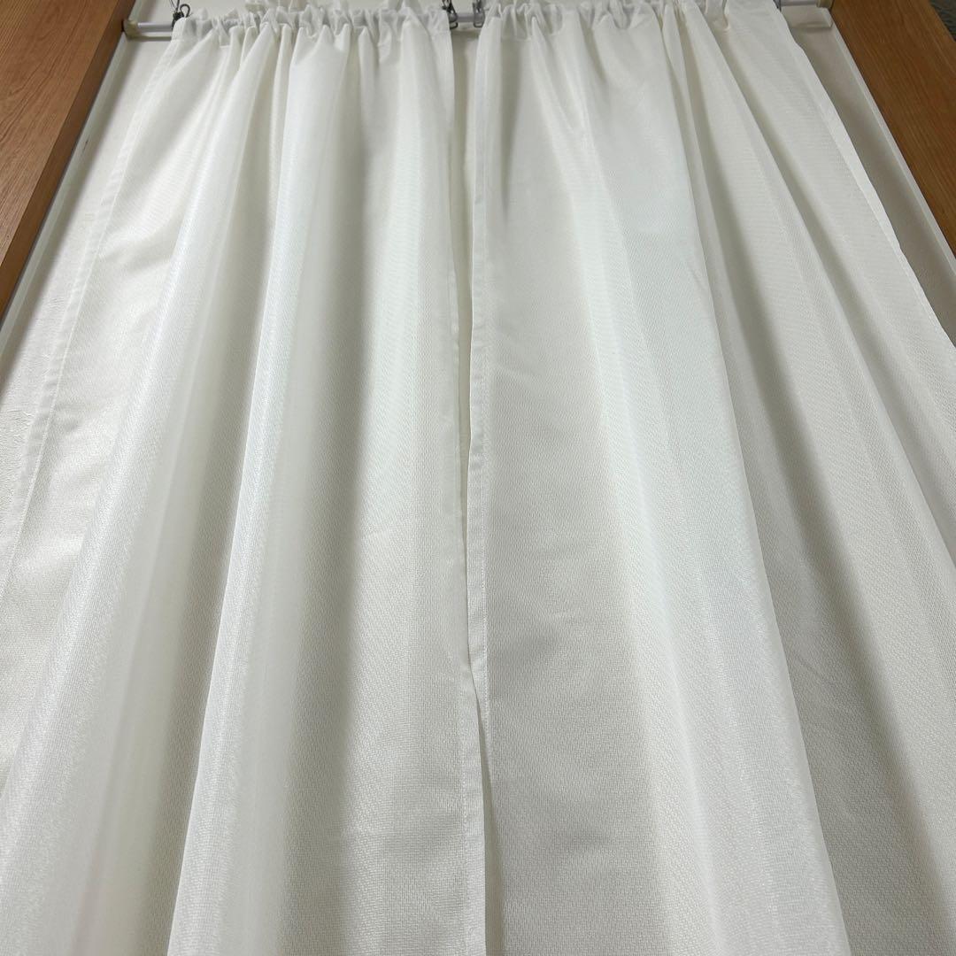 【もこたろう②】ミラーレースカフェカーテン　　　3枚　オーダー品　サンゲツ