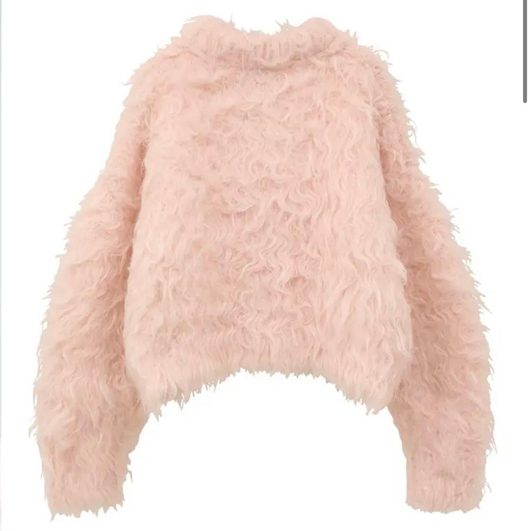 トップス clane SHAGGY SHORT KNIT CARDIGAN