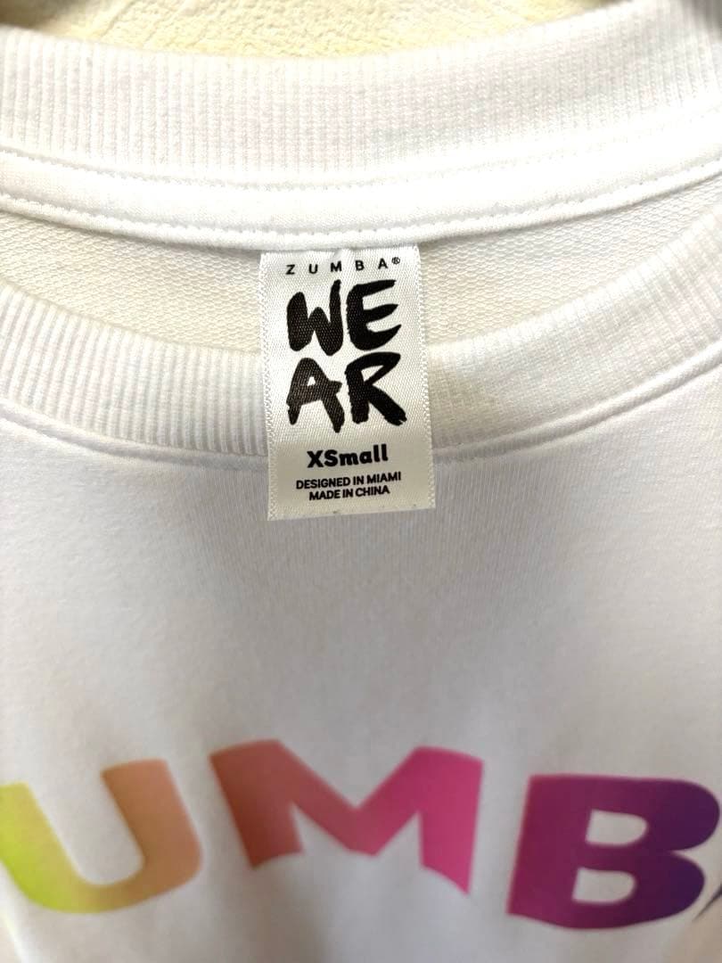 ZUMBA ホワイト Tシャツ XS