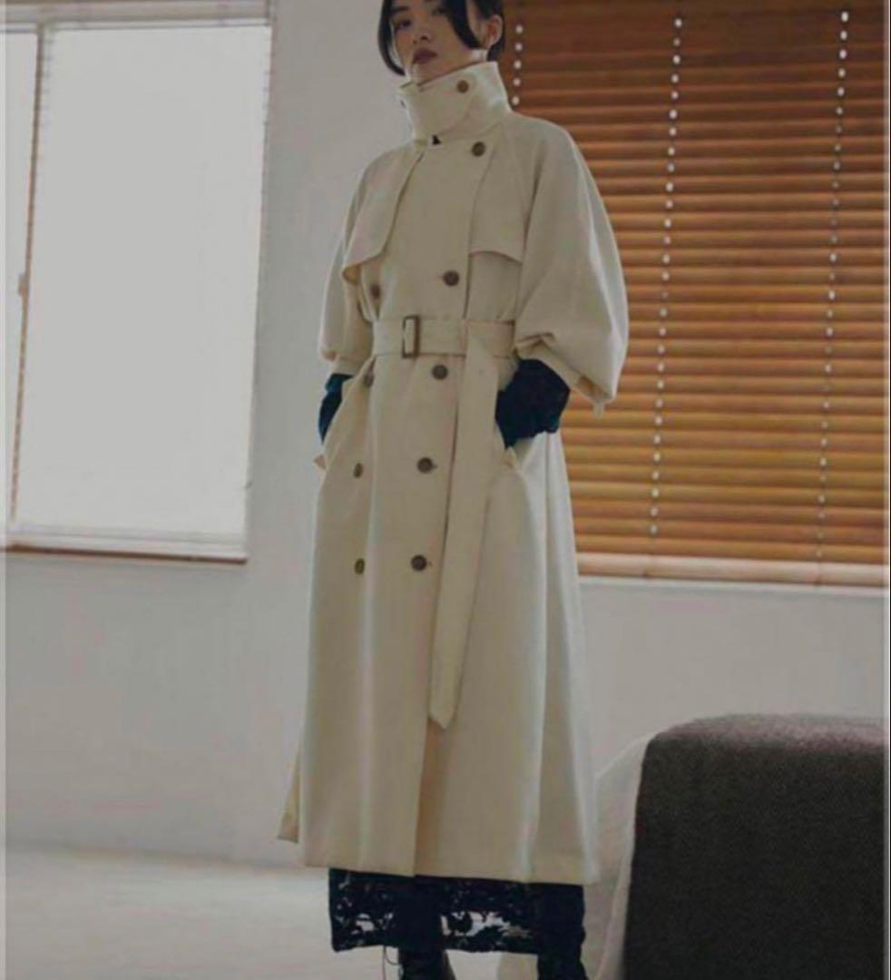 【美品】Ameri SUPERIOR FLARE TRENCH COAT