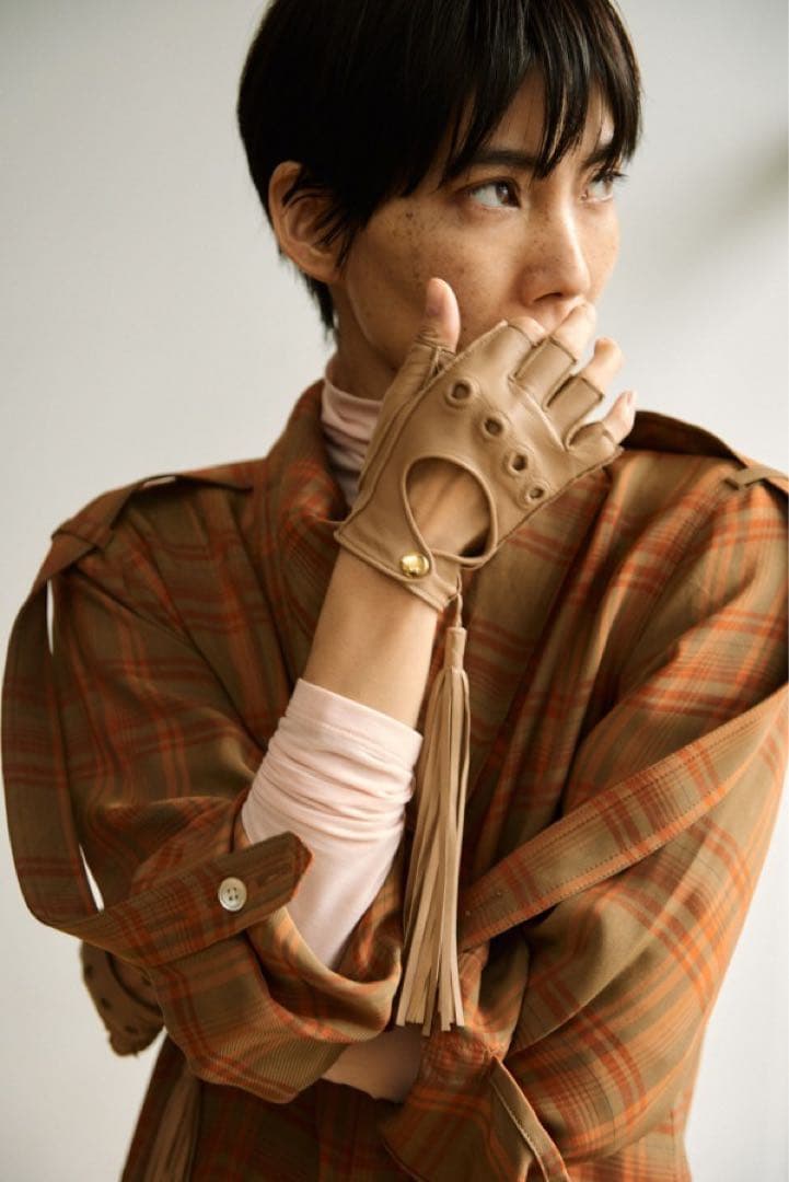 美品✳︎FUMIKA UCHIDA SCARF COLLAR DRESS COAT