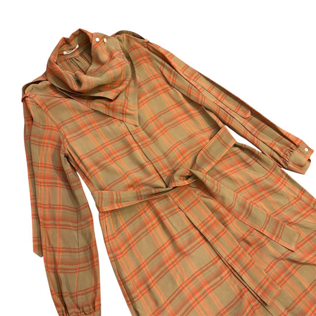 美品✳︎FUMIKA UCHIDA SCARF COLLAR DRESS COAT
