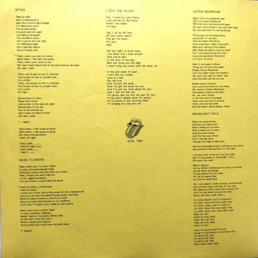 A*a様 『Ｓｔｉｃｋｙ Ｆｉｎｇｅｒｓ／ＴＨＥ ＲＯＬＬＩＮＧ…』国内初回盤【