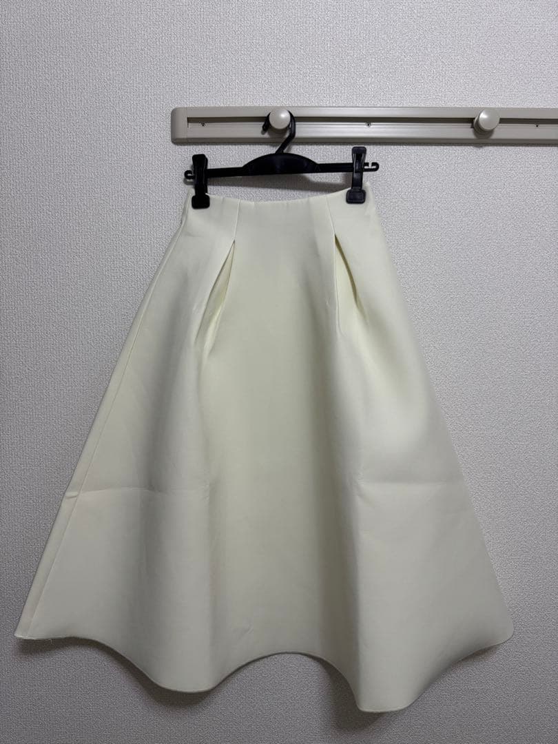 ELFRANK 【2025AW】ボンディング タック フレアスカート
