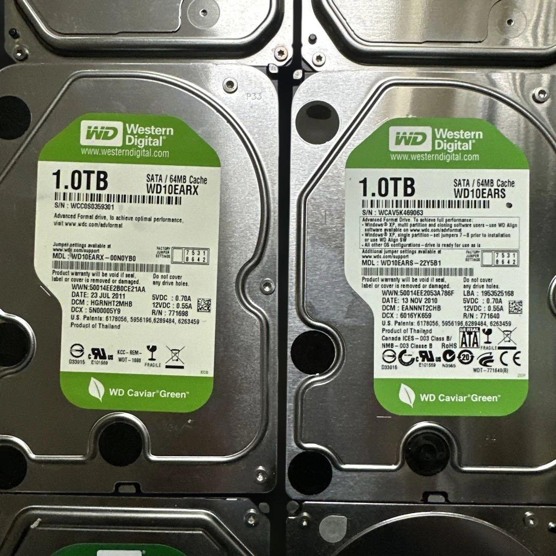 12点セット【ジャンク】3.5インチHDD/3TB*5+1TB *7