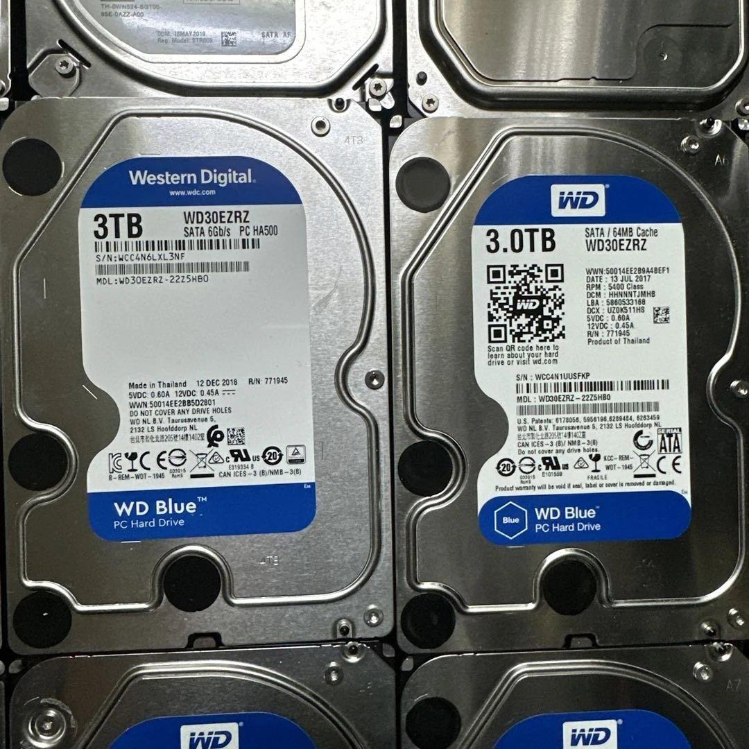 12点セット【ジャンク】3.5インチHDD/3TB*5+1TB *7