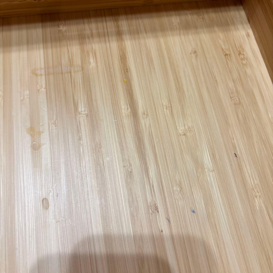 重なる竹材長方形ボックス　中　3個セット