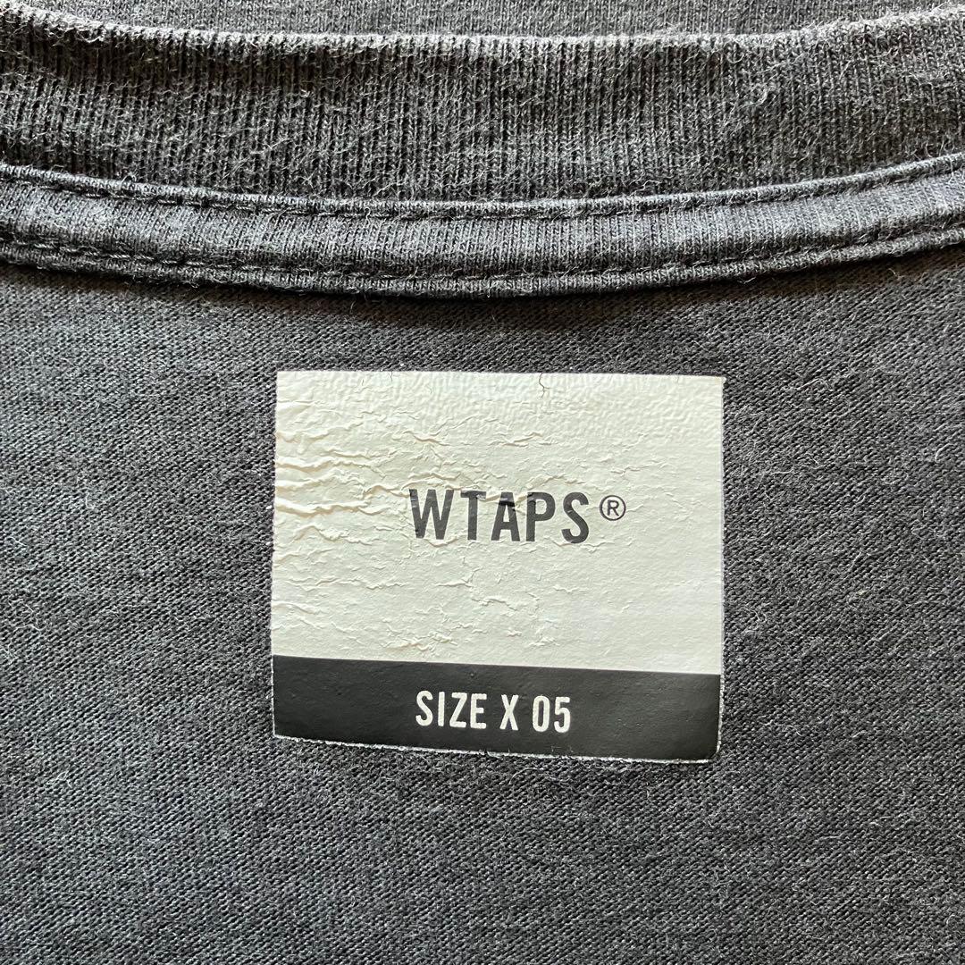 古着 日本製 wtaps ダブルタップス 両面ロゴtシャツ 黒 XL