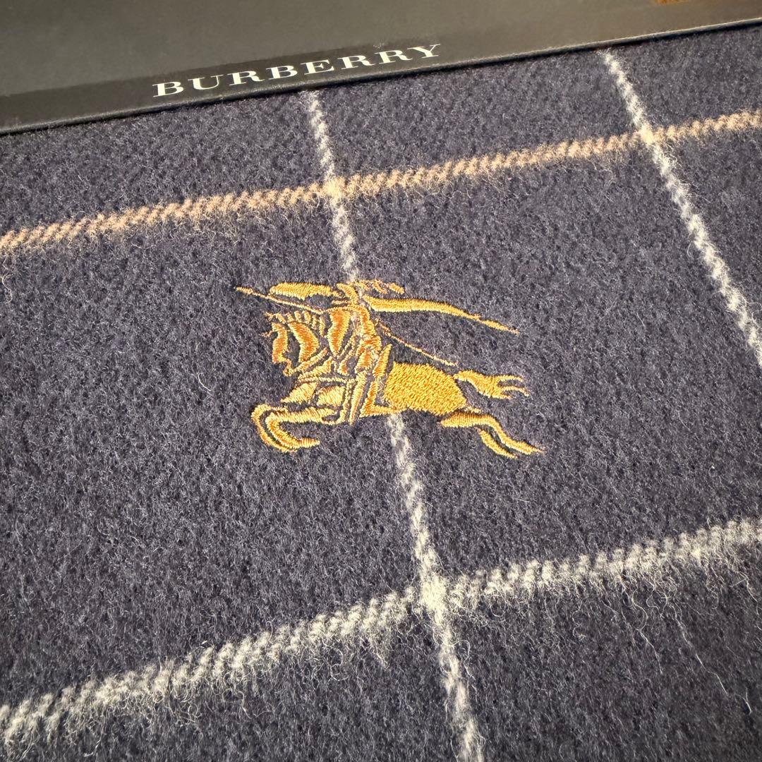 【BURBERRY】新品☆バーバリー|ひざ掛け|ストールショール|ウール100%
