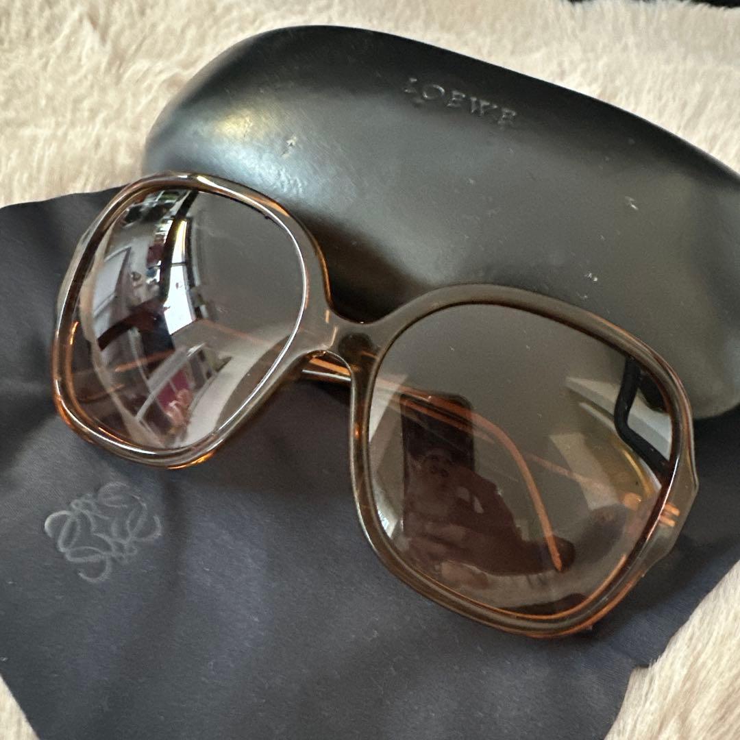 LOEWE ブラウン サングラス ケース付き
