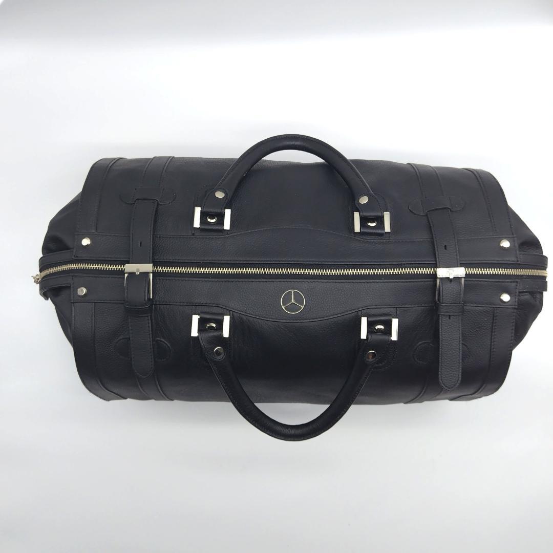 美品 メルセデスベンツ×GOLD PFEIL ボストンバッグ レザー 大容量