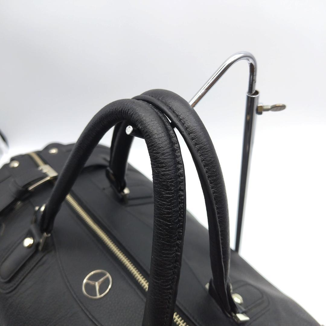 美品 メルセデスベンツ×GOLD PFEIL ボストンバッグ レザー 大容量