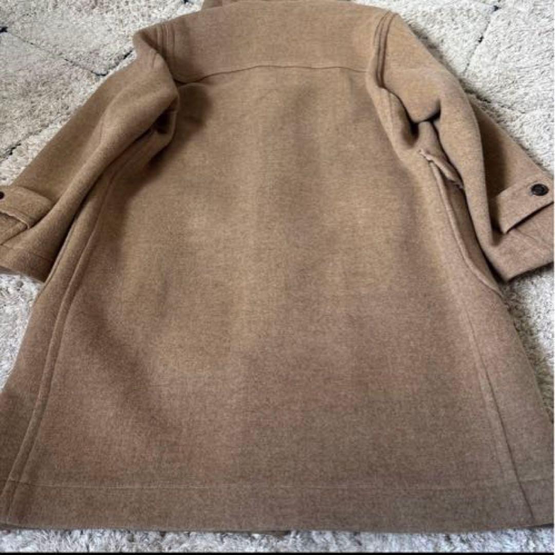 【希少✨】バーバリーロンドン　ダッフルコート　カシミヤ　牛革　レザー　チェック