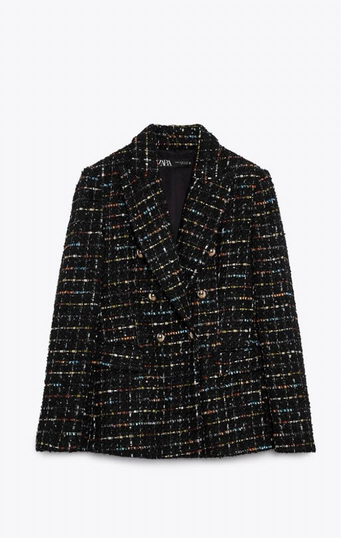 ZARA キラキラ ツイードセットアップ