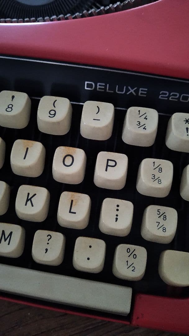 Typewriter Brother Deluxe 220 タイプライター